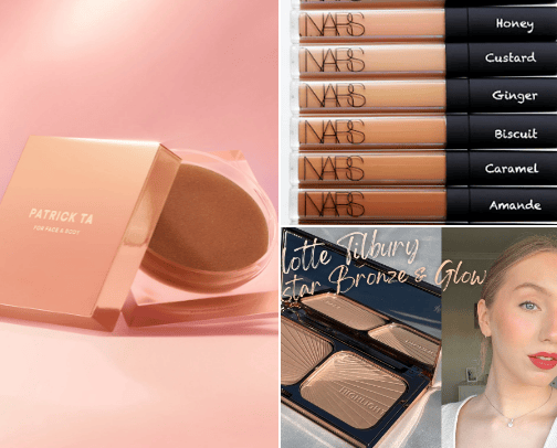 Summer Body and Face Products that Give that Glow cover photo collage