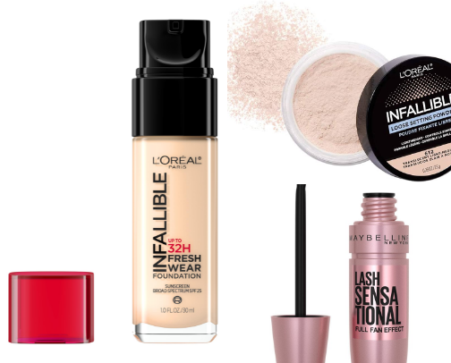 Must have make-up products cover photo collage