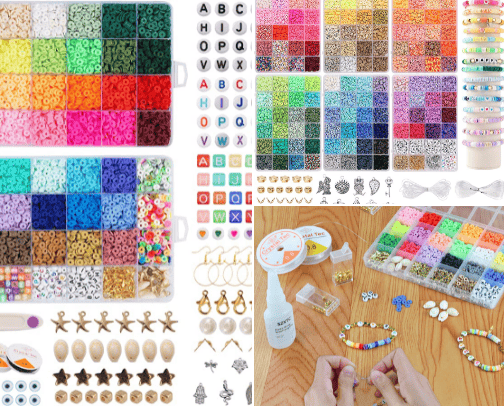 Clay Beads/For My Daughters business she is going to start cover photo collage