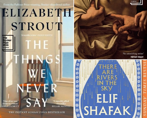 Books on my reading list pile! cover photo collage