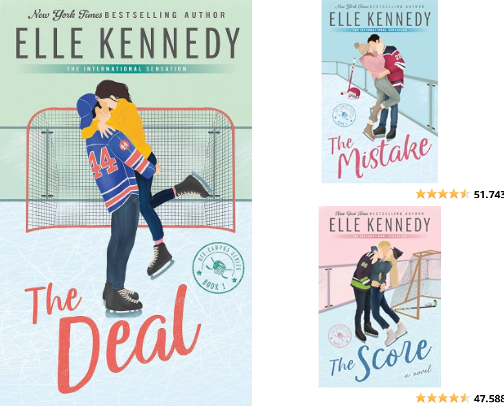 Love on the Ice: Hockey Romance Reads cover photo collage