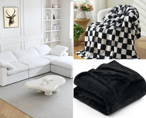 living room necessities cover photo collage
