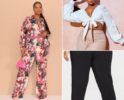 Pretty Little thing haul cover photo collage