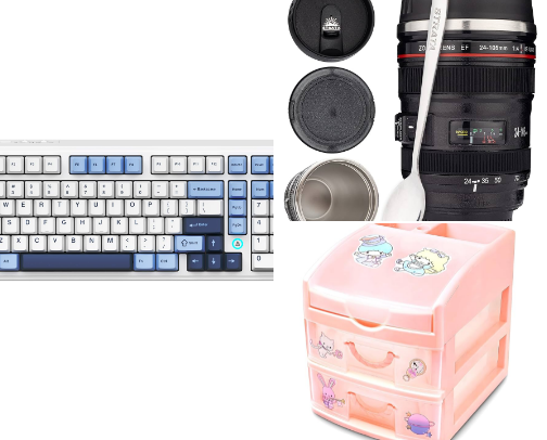 Accessories to Level Up Your Desk! cover photo collage