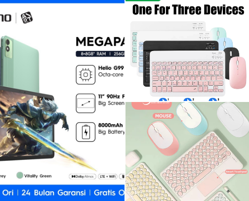 Tablet untuk Kerja cover photo collage