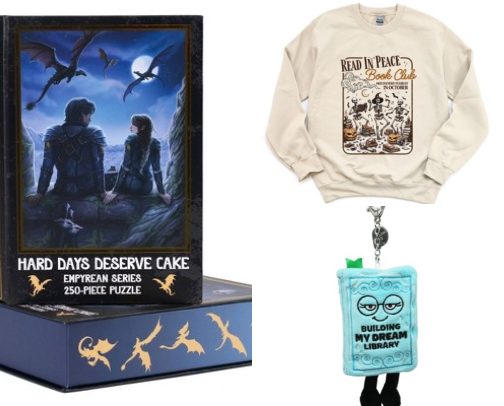 Bookish Merch 📚 cover photo collage