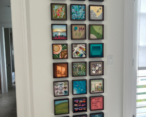 Hanging Wall Art cover photo collage
