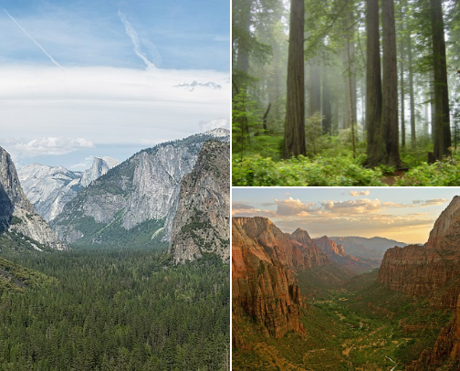 National Parks I’ve been to and loved! cover photo collage