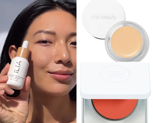 My 5-Minute Non-Toxic Makeup Routine cover photo collage