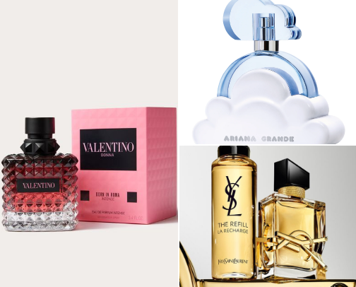 Top-tier scents💫 cover photo collage