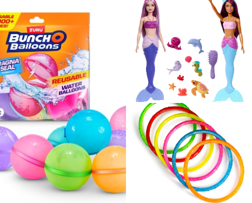 Best summer pool toys cover photo collage