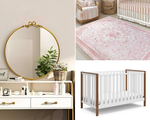 A bowtiful nursery cover photo collage