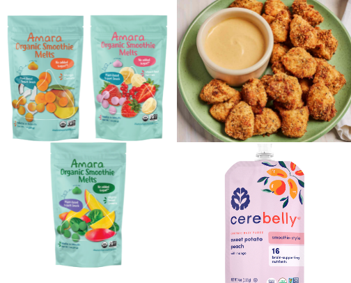 Healthy snacks for kids cover photo collage