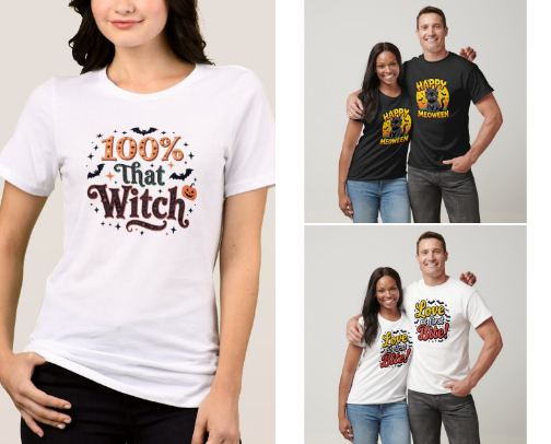 Halloween Style T-Shirts cover photo collage