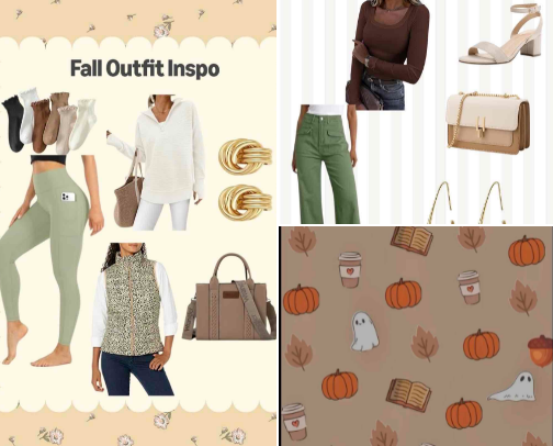 Fall 2025 Fashion cover photo collage