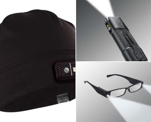 The Panther Vision Hands-Free Light Edit: 15 Headlamp Beanies, Flashlights & Cozy Winter Gadgets Worth Gifting cover photo collage