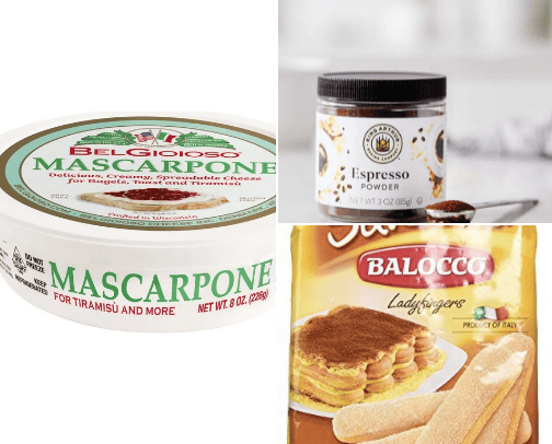 Recipe (Ingredients) Card - Dessert cover photo collage
