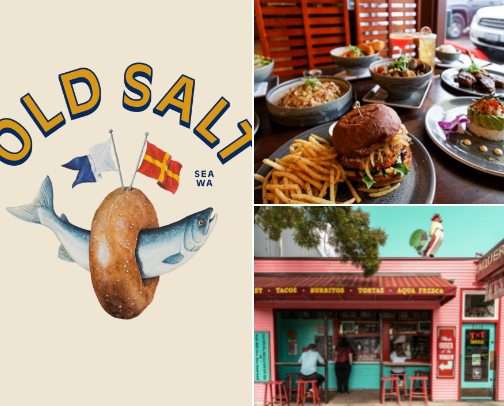 The Seattle Edit: Food & Drink cover photo collage