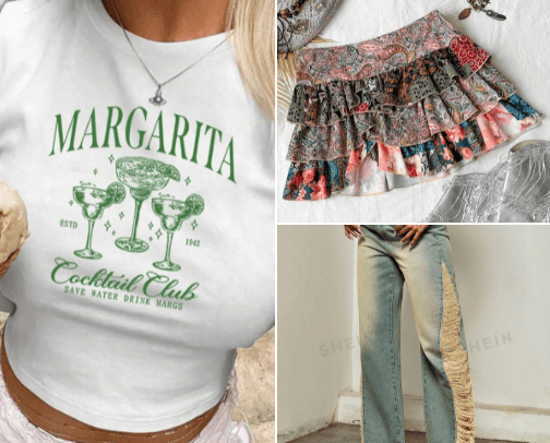 shein finds. cover photo collage