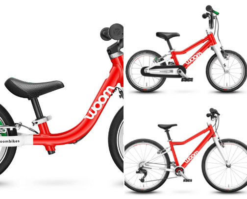 Woom! 🚲🔥 Help your child fall in love with riding their bike by selecting the ideal woom for them today 😍 cover photo collage