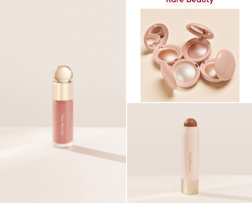 my favs from Rare Beauty cover photo collage