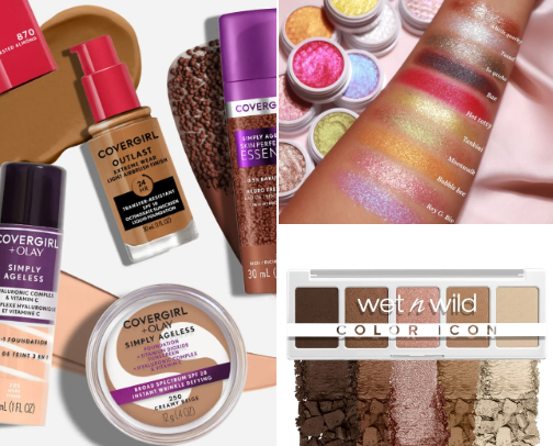 ✨Glow Up: Trending & Budget Friendly Makeup Essentials You’ll Love✨ cover photo collage