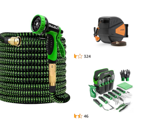 “Everything for the Garden: Must-Have Items for Gardeners” cover photo collage