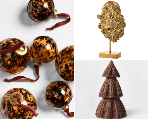 Minimalist Christmas Decor. cover photo collage