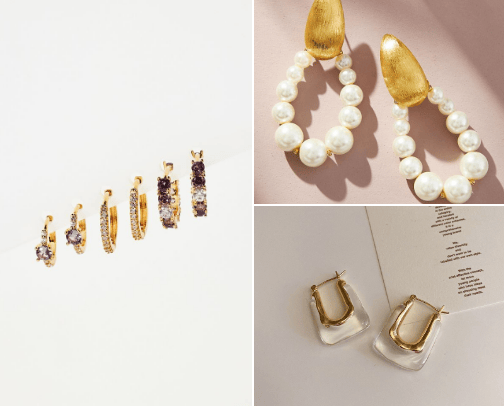 Earrings🍒 cover photo collage
