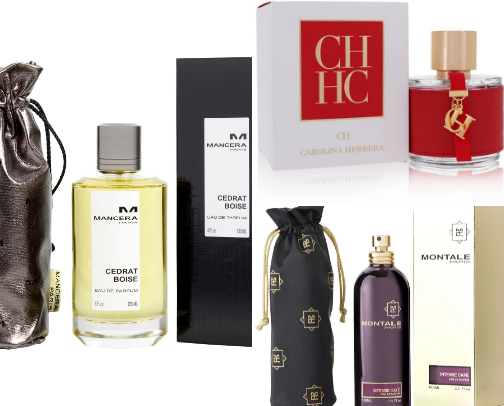 Fragrances for Men and Women cover photo collage