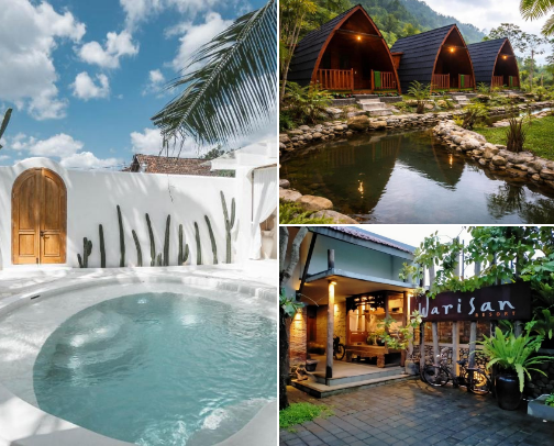 MUST Visit Vintage Hotels in Central Java, Indonesia (Yogyakarta, Surakarta, Karanganyar, Semarang, Salatiga, Wonosobo) cover photo collage