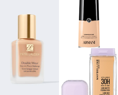 Top 10 Foundations for Every Skin Type 🌟 cover photo collage