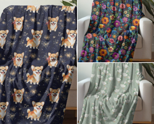 Super Soft and Cozy Blankets cover photo collage