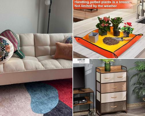 Small space furniture and home goods 🛋️ cover photo collage