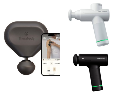 Mini Massage Guns for Gym Bags and Travel cover photo collage