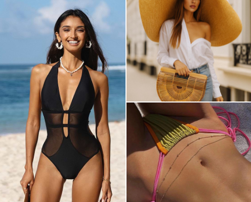 The Vacation Edit: Resort & Beach Glam cover photo collage