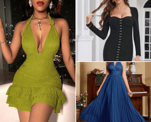 Fashion Dresses cover photo collage