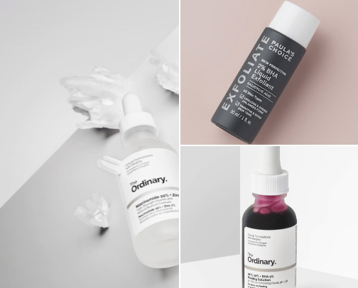 Oily skin Skincare&Makeup cover photo collage