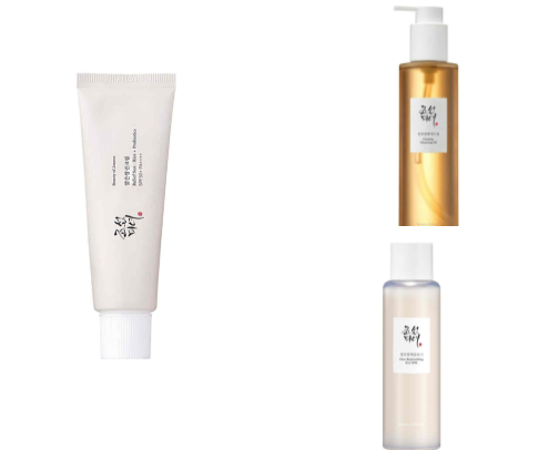 Korean Skincare products 🌸 cover photo collage
