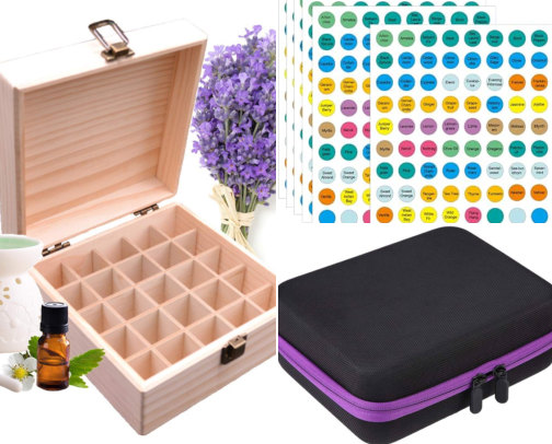 I Finally Found Storage That Keeps My Essential Oil Bottles Upright in a Drawer cover photo collage