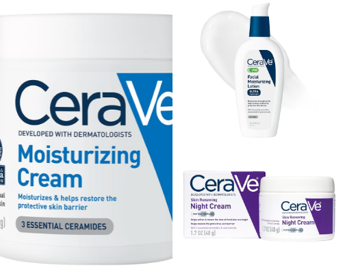Best Seller CeraVe Moisturizing Cream cover photo collage