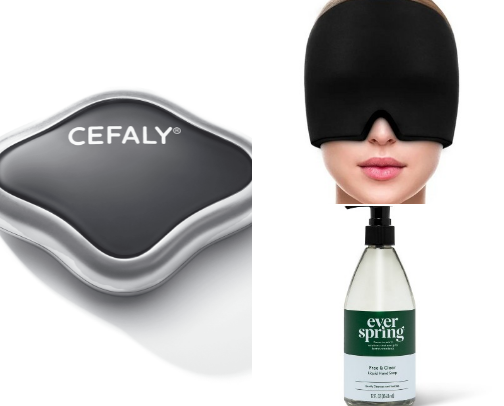 migraine girl/chronic illness essentials cover photo collage