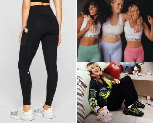 Looking good while working out! cover photo collage