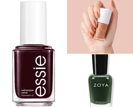 Fall Nail Color Vision Board cover photo collage
