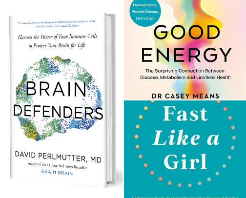 Books Worth Exploring: Nutrition, Metabolism, Fasting, Brain Health, Sleep & Hormetic Stress cover photo collage