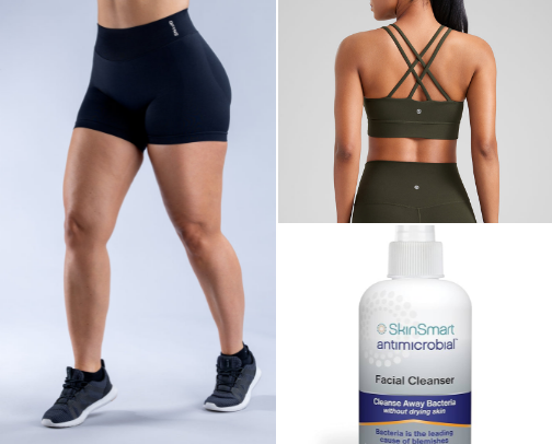 GYM GIRL MUST HAVES cover photo collage