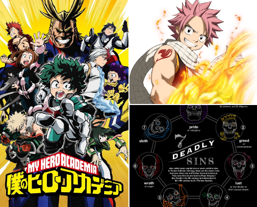 Anime cover photo collage