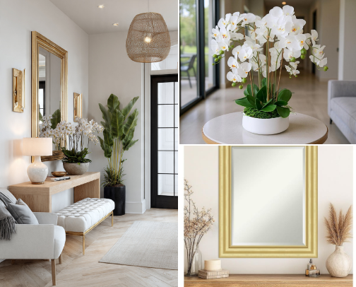 Luxury Entryway Console Styling (Shop The Look) cover photo collage