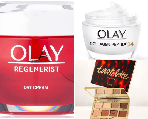 skin care & cosmetics cover photo collage