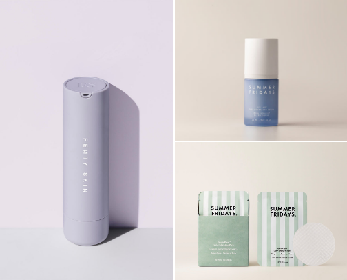 Skin-care collection cover photo collage